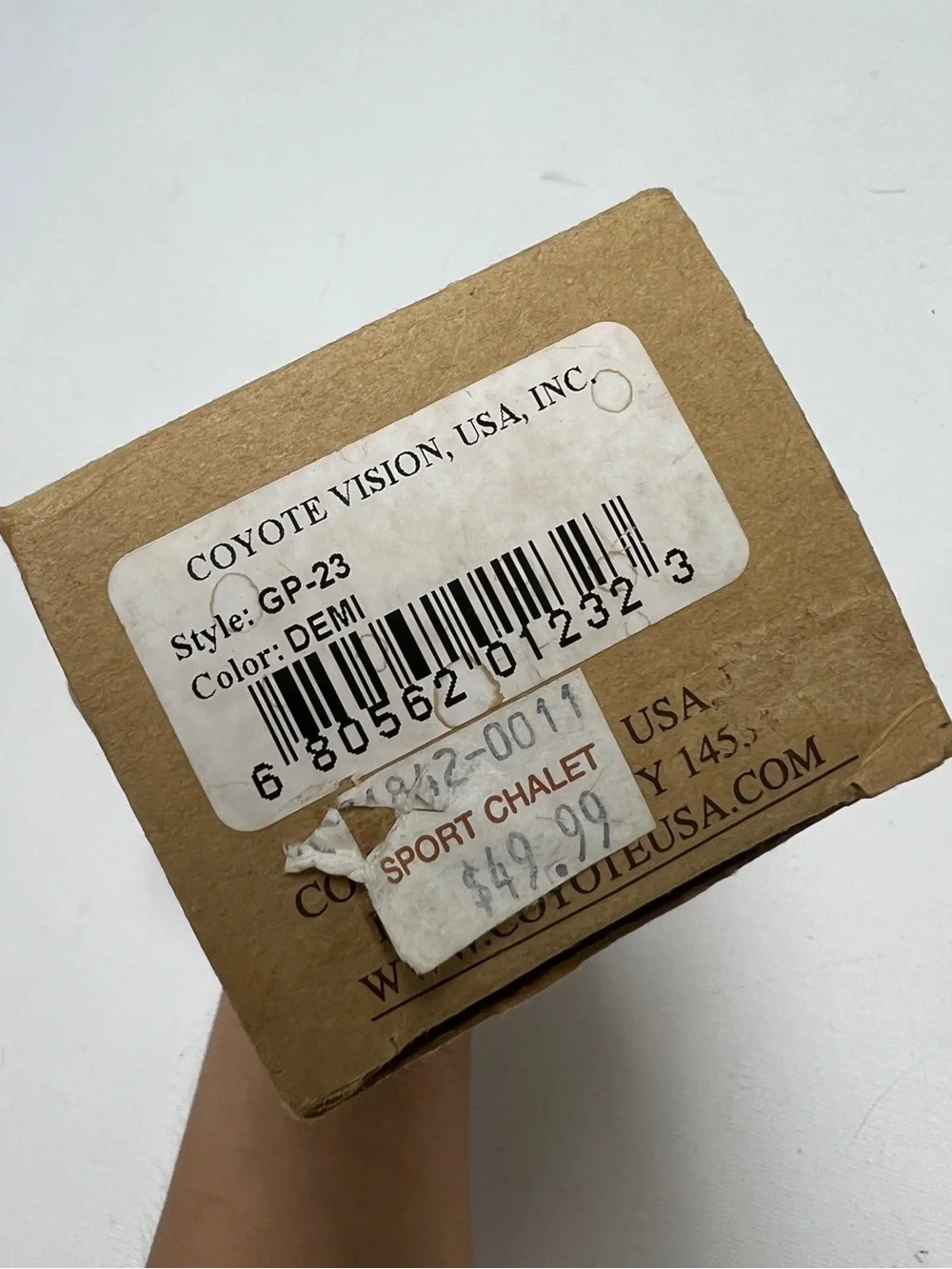 Vintage Coyote Vision GP-23 Tortoise Sunglasses Brown Lens NOS w Box
